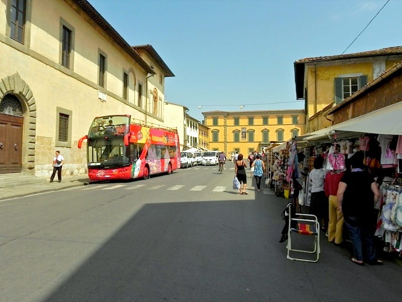 Photo of Sightseeing Bus in Pisa, Tuscany, Italy