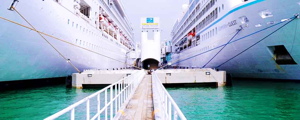 Photo of Cruise Ships Docked in Singapore Cruise Port