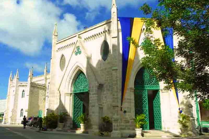 Photo of Parliament Building in Bridgetown Barbados