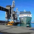 Photo of ship docked in Brabados Cruise Port
