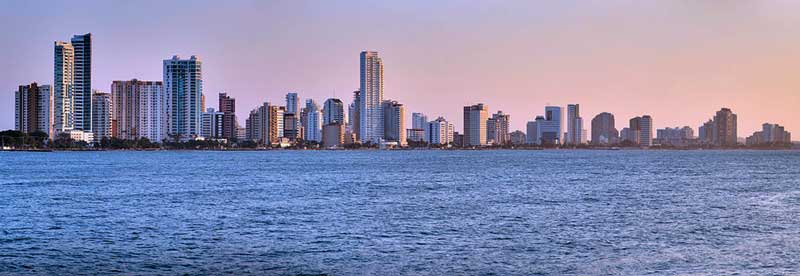 Bocagrande Skyline Cartagena (Colombia) Cruise Ship Port Photo of Bocagrande Skyline in Cartagena (Colombia)