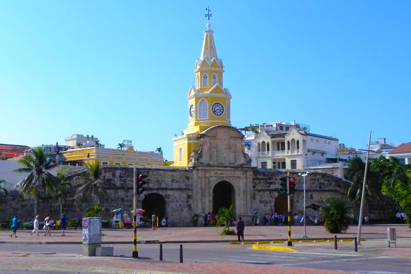 Clock Tower Cartagena (Colombia) Cruise Ship Port Photo of Clock Tower in Cartagena (Colombia)