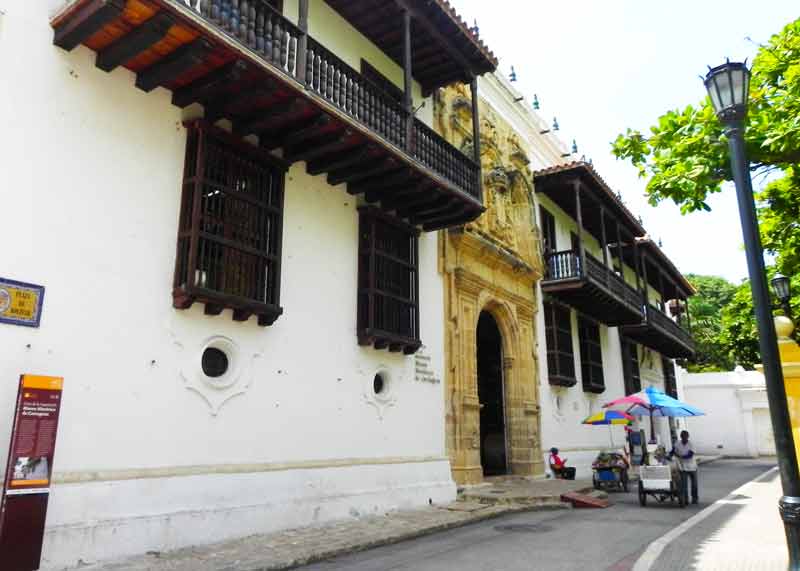Inquisition Palace Cartagena (Colombia) Cruise Ship Port Photo of Inquisition Palace in Cartagena (Colombia)