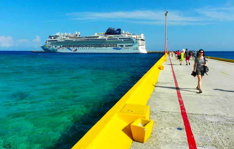 Photo of Cruise Ship Docked in Costa Maya