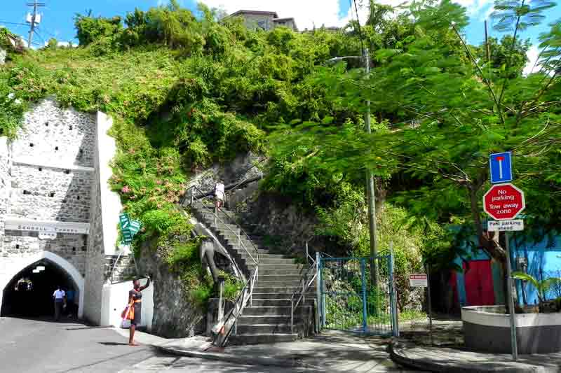 Fort George - Sendal Tunnel in Grenada