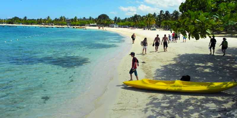 Photo of Ocho Rios bay beach within walking disatnce of the cruise port