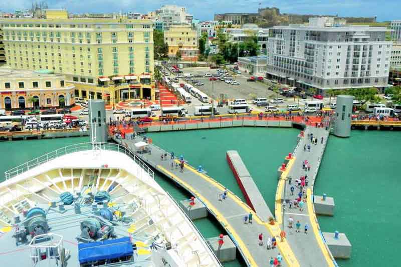 Photo of View of San Juan from Pier 3 in San Juan (Puerto Rico)