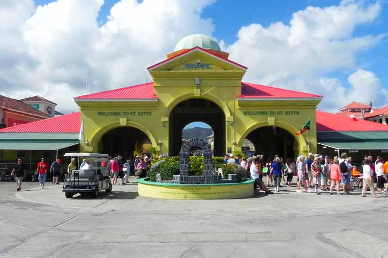 Photo of Arrivals Hall, Port Zante in St. Kitts.