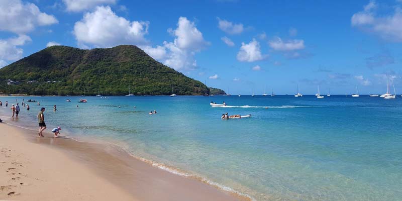 Photo of Reduit Beach in Saint Lucia 