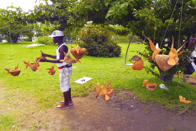 Photo of Street Vendor in Saint Lucia Castries