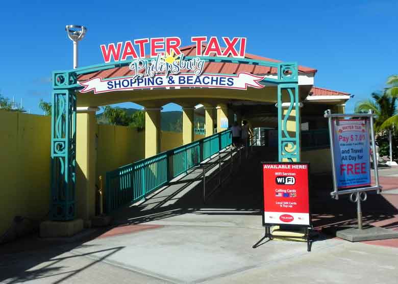 Water Taxi to Philipsburg