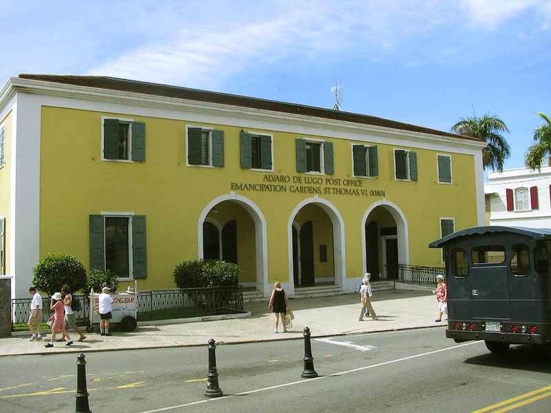 Photo of Post Office Building in Charlotte Amalie, St Thomas, USVI