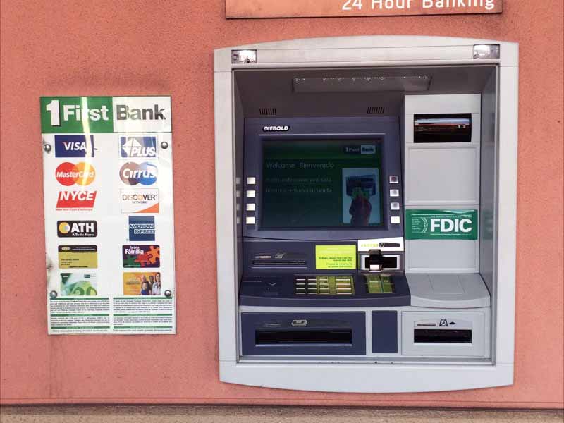 Photo of ATM in the Crown Bay Dock, St. Thomas