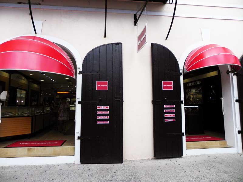 Photo of Little Switzerland shop in the main street of Charlotte Amalie, St. Thomas US VI