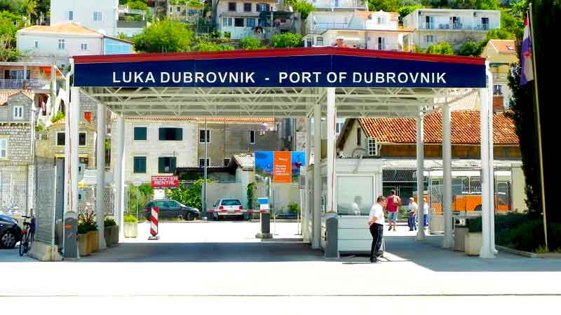 Photo of Pier Main Gate in Dubrovnik Cruise Port