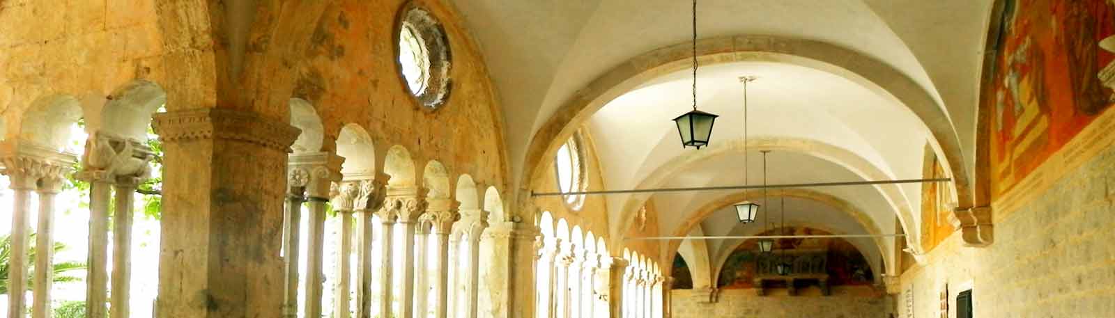Photo by IQCruising of the Franciscan Cloister  in Dubrovnik cruise port