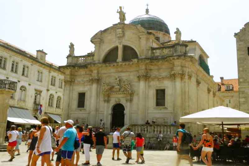 Photo of Church of St Blaise in the Dubrovnik Cruise Ship Port