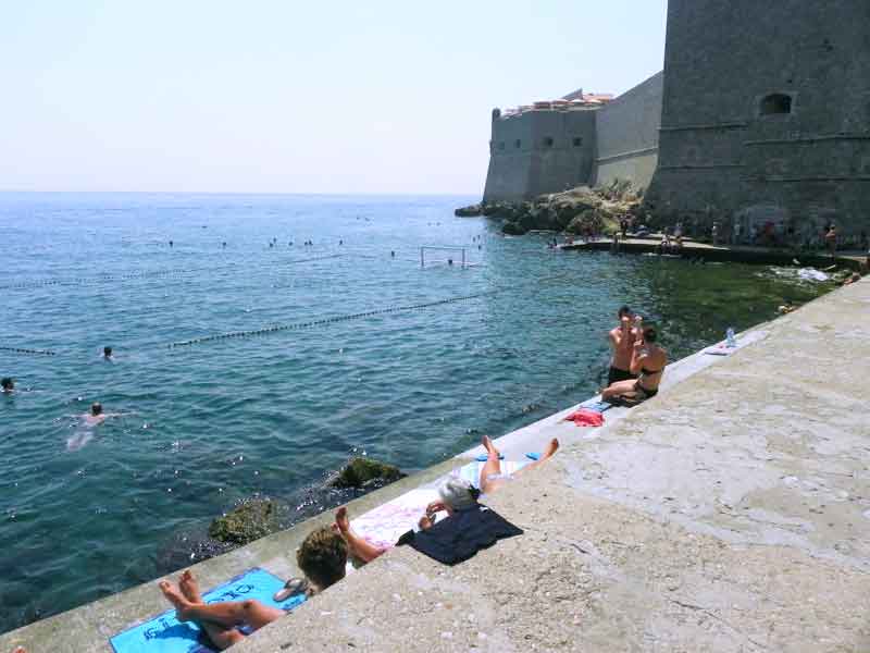 Old Port Beach Dubrovnik Cruise Ship Port Photo of Old Port Beach in Dubrovnik