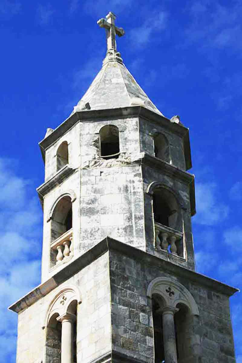 Photo of Church Tower in Cavtat near Dubrovnik