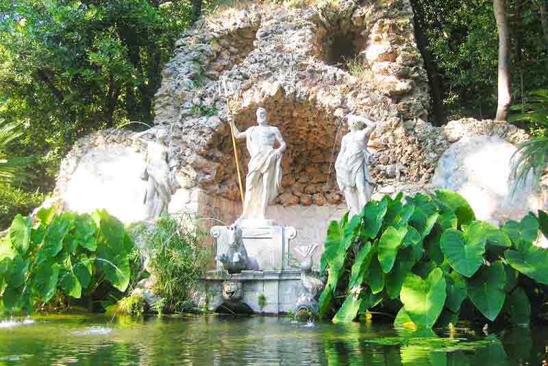 Photo of Garden Fountain in the Arboretum near Dubrovnik