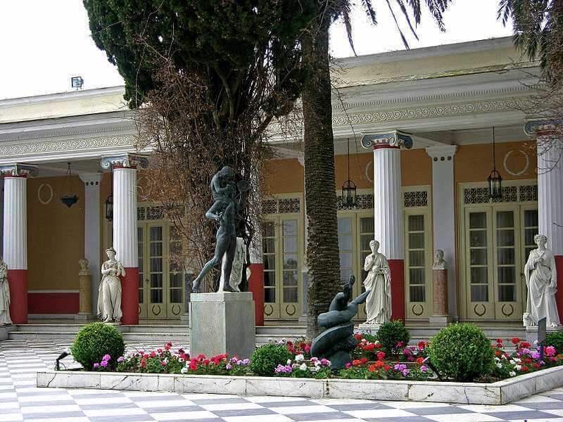 Photo of    Achilleon Terrace in Corfu