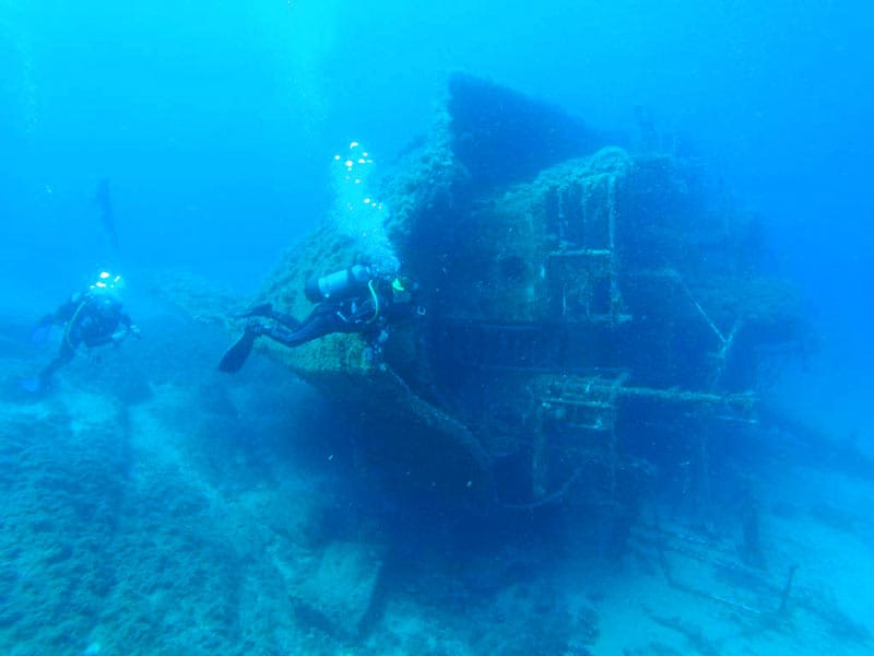 Photo of Shipwreck in Mykonos, Greece.