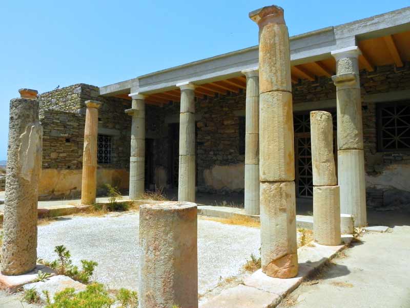 Photo of House of the Masques in Delos, Mykonos, Greece.