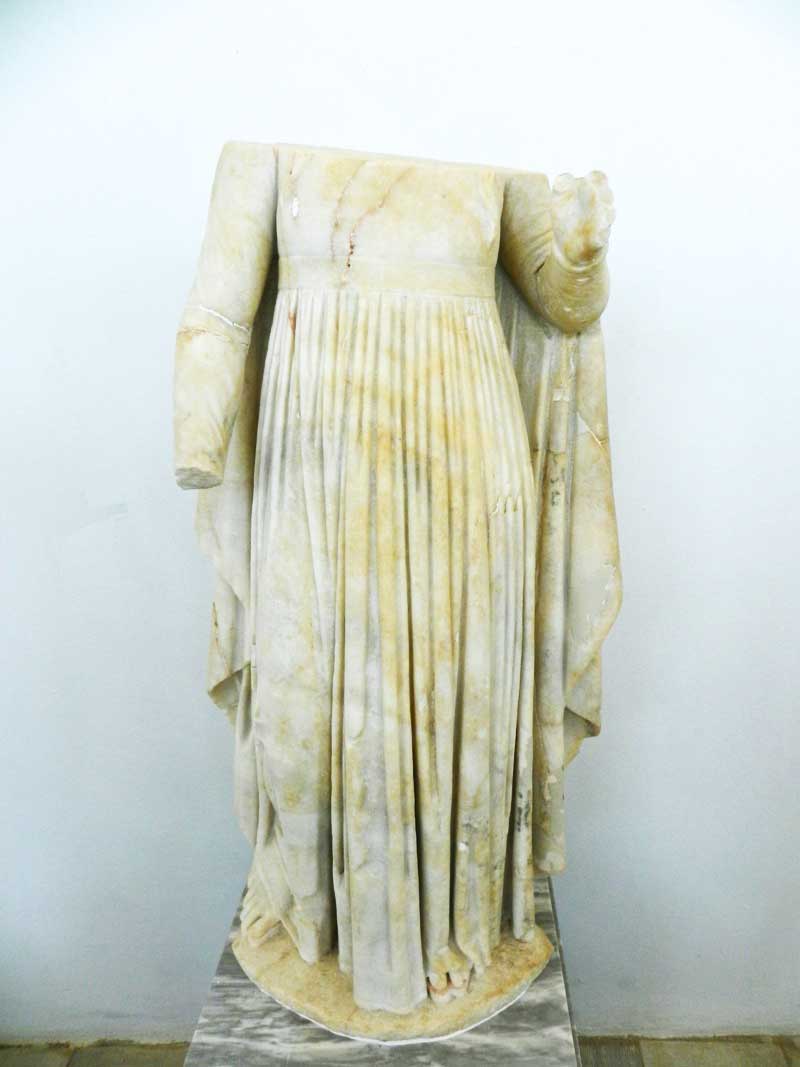 Photo of Statue of Apollo in Delos, Mykonos, Greece.