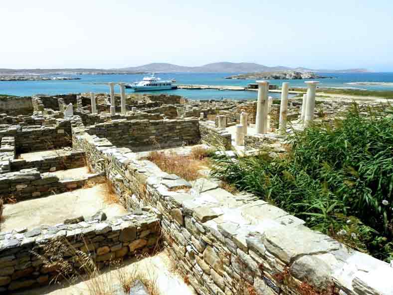 Photo of Panoramic View in Delos, Mykonos, Greece.