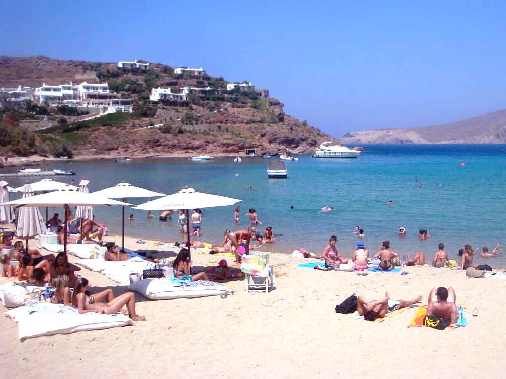 Photo of Panormos Beach in Mykonos, Greece.