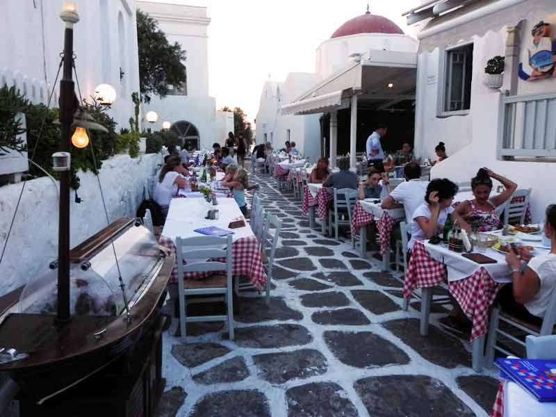 Photo of Restaurant Taverna Nikos, Mykonos, Greece.