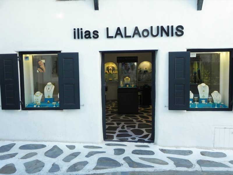 Photo of Ilias Lalaounis Shop in Mykonos, Greece.