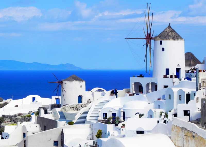 Photo of Oia in Santorini.