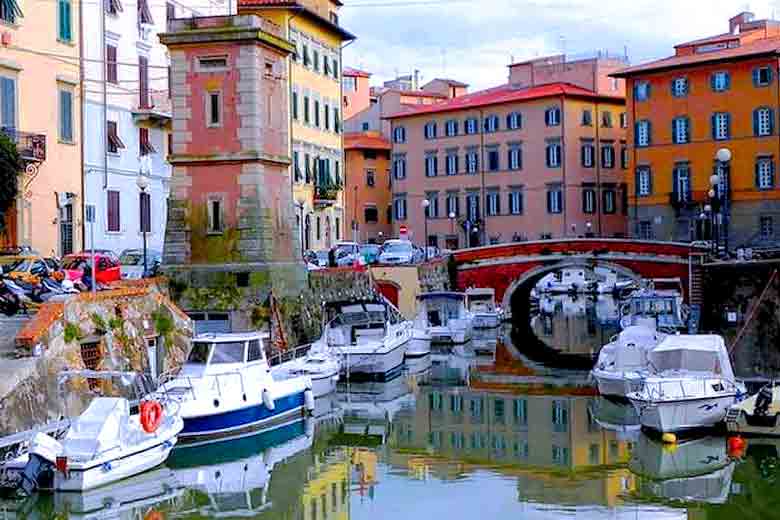 Photo of Quartieri Venezia in Livorno port