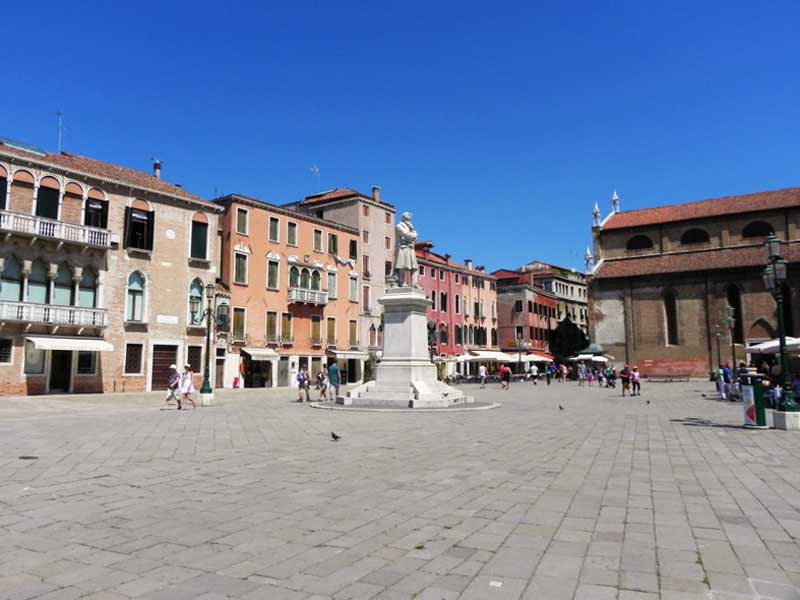 Photo of Campo Di San Stefano in Venice.