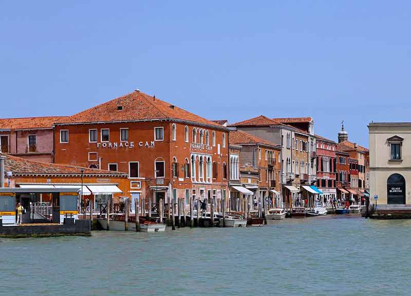 Photo of Murano close Venice, Italy.