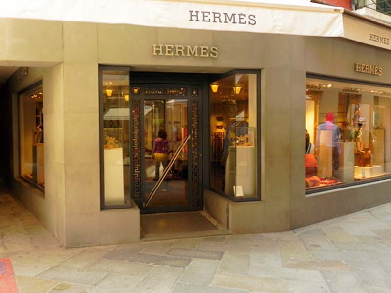 Photo of Hermes Shop in Venice.
