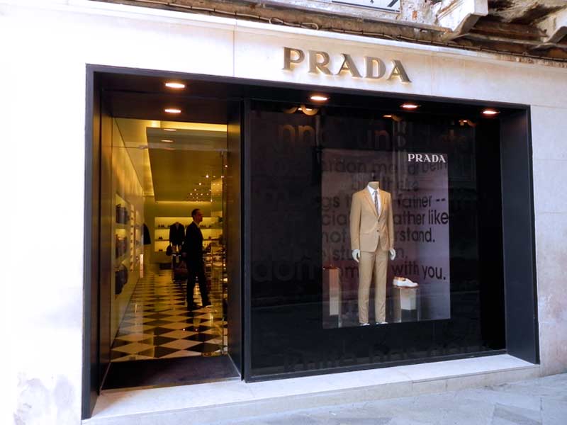 Photo of Prada Shop in Venice.