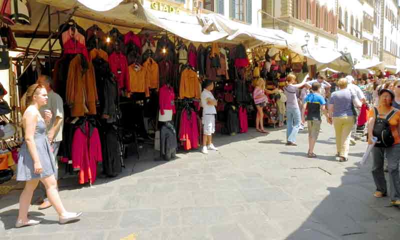 Photo of Leather Market in Florence, (Livorno cruise port destination)	
