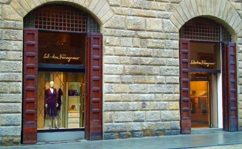 Photo of Salvatore Ferragamo Boutique in Florence, Livorno Cruise Port Destination