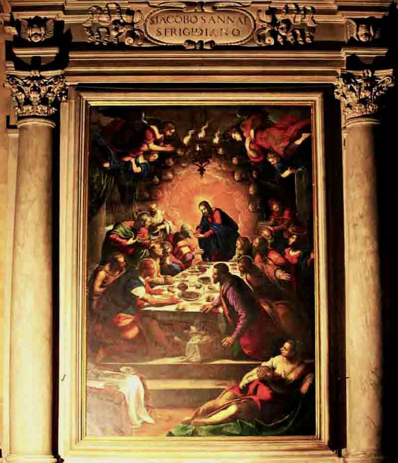 Photo of 'Last Supper' by Tintoretto in Lucca