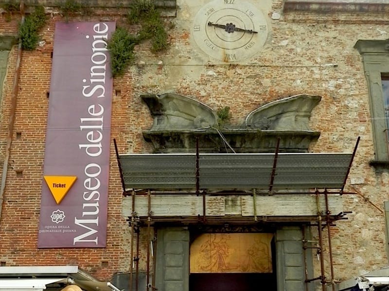 Museo delle Sinopie Pisa Destination of Livorno Cruise Port Photo of Museo delle Sinopie entrance in Pisa, Tuscany, Italy
