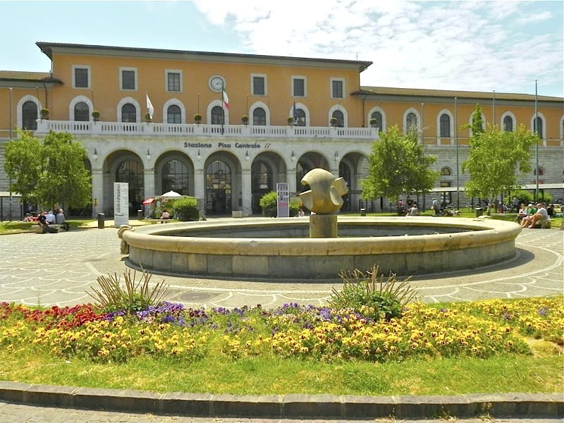 Railway Station Pisa Destination of Livorno Cruise Port Photo of Railway Station in Pisa, Tuscany, Italy