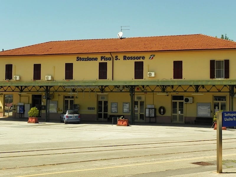 Photo of S. Rossore Railway Station in Pisa, Tuscany, Italy