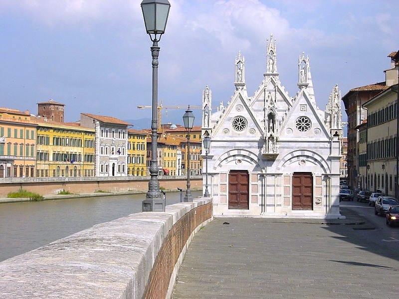 Photo of the Church of Saint Mary in Pisa, Tuscany, Italy