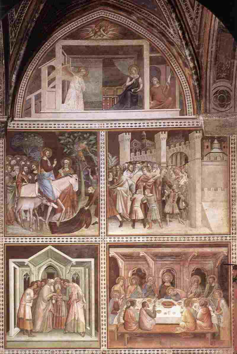 Photo of Lippo E Federico Memmi Scene Del Novo Testamento in San Gimignano