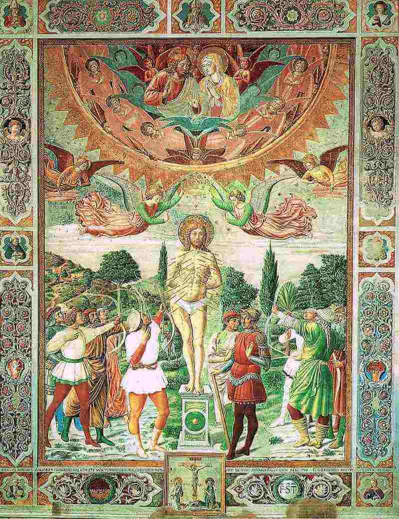 Photo of Martirio San Sebastiano by Benozzo in San Gimignano