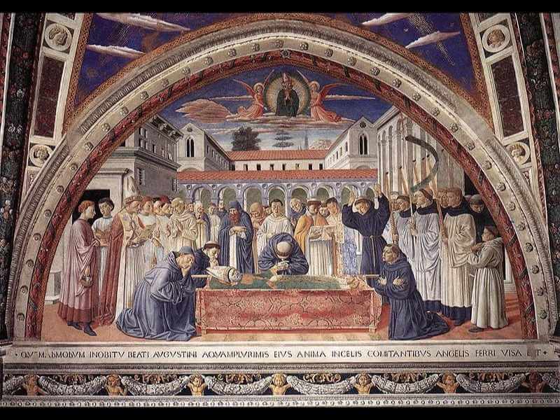 Photo of Funerali Di San Agostin by Benozzo Gozzoli in San Gimignano
