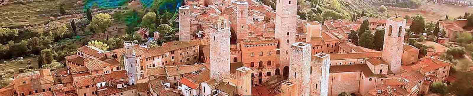 Panoramic photo of San Gimignano