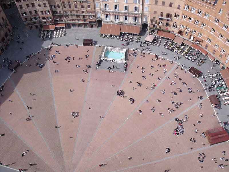 Photo of Piazza Del Campo View From Torre in Siena